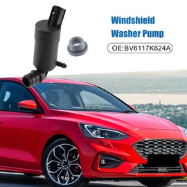 A ABSOPRO Car Windshield Washer Pump PKW 1 791 580 Plastic Metal Rubber Black