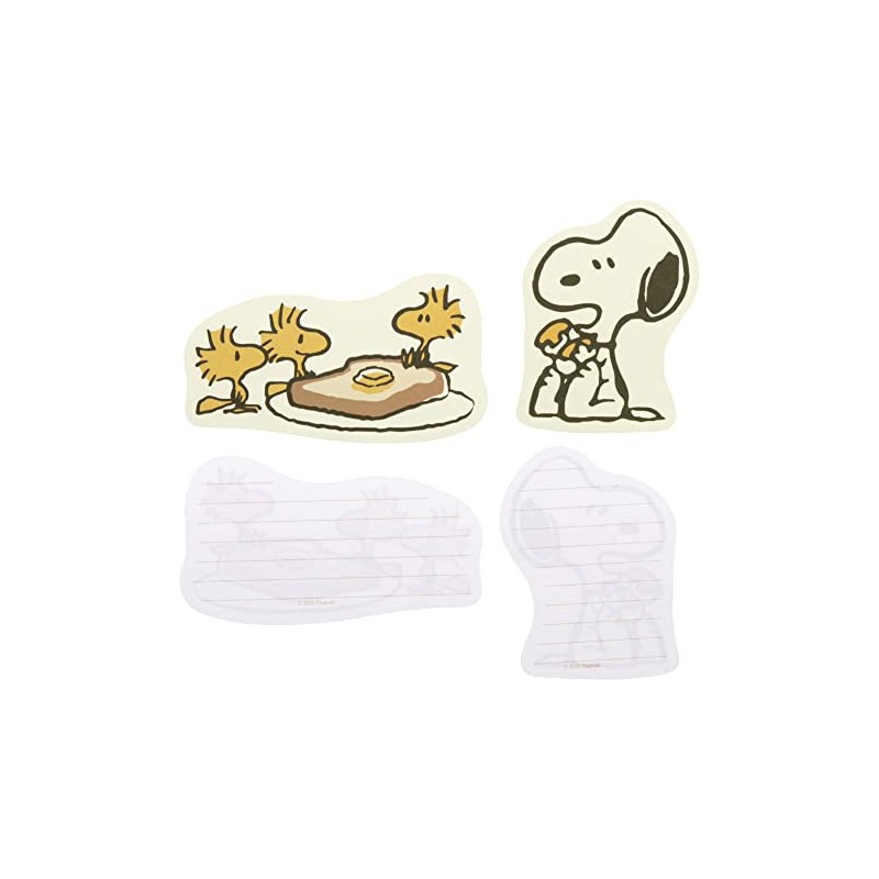 Sunstar Stationery Snoopy Letter Set, Die Cut Mini, Peanuts American