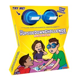 Vango The UpsideDownChallenge Game for Family & Kids - Complete Hilarious Fun Challenges with Upside Down Goggles for Game Night & Parties - 2-6 Players, Ages 8+ [Bonus Edition]