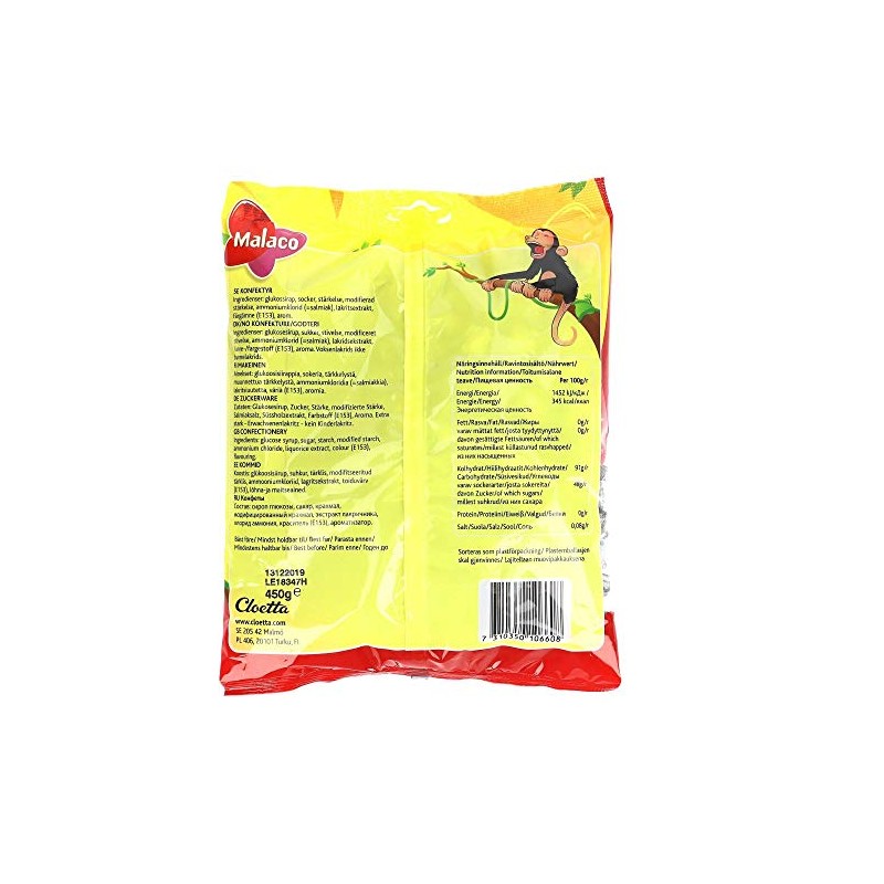 Malaco Djungelvrål Swedish Jungle Roar 450g / 15.87 Oz (Soft