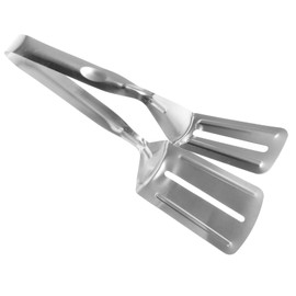 BIUDECO Cooking Gadgets Metal Spatula Stainless Steel Tong for Steak Fish Pizza Easy to Use Kitchen Accessory