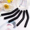 HINZIC 12Pcs Silicone Straw Replacement Tip Food Grade Rubber Straw