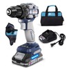 Toolok 20V Max Brushless Cordless Drill Kit, 60 N·m, 1/2-Inch