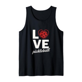 Love Pickleball - Valentine Sports Enthusiast Tank Top