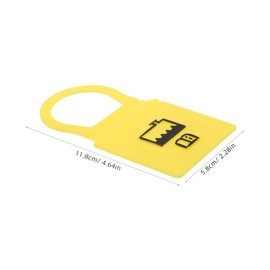 FUNOMOCYA Kettle Lid Windscreen Washer Bottle Cap Universal Bottle Cap Wiper Fluid Cover Car Windshield Radiator Cap Windshield Washer Fluid Cover Car Windshield Washer Cover Yellow Plastic