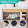 FORWOS Waterproof Under Sink Mat 28" x 22", Silicone Cabinet