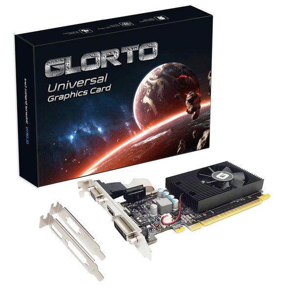 Glorto GeForce GT 730 2G GDDR5 Low Profile Graphics Card,