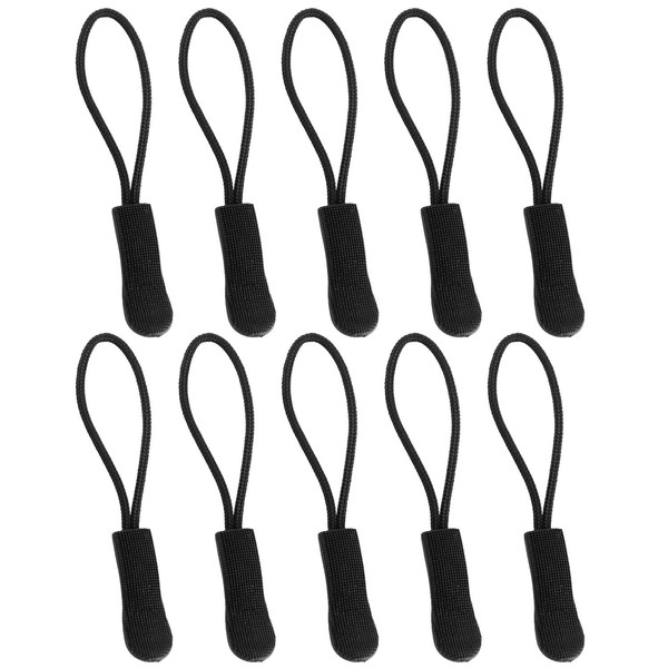 LHZHLE Zip Pull Replacement for Suitcase: 10 Pcs Black Zipper