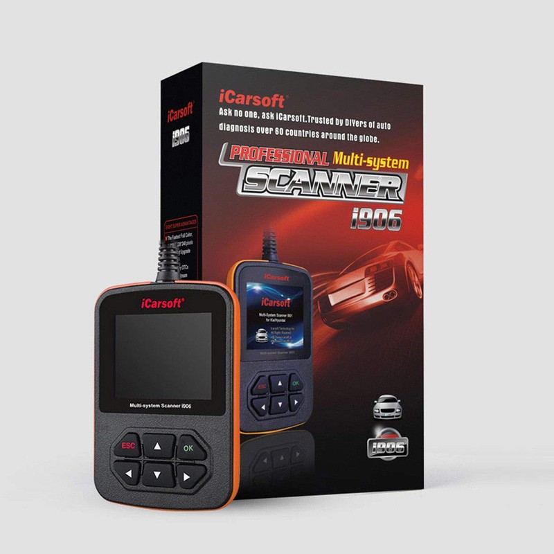 iCarsoft i906 Compatible for Volvo/Saab OBD2 Diagnostic Scanner Multi-System Engine