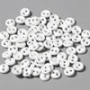 50Pcs White Mini Round Tiny Buttons Sewing Doll Clothes Making
