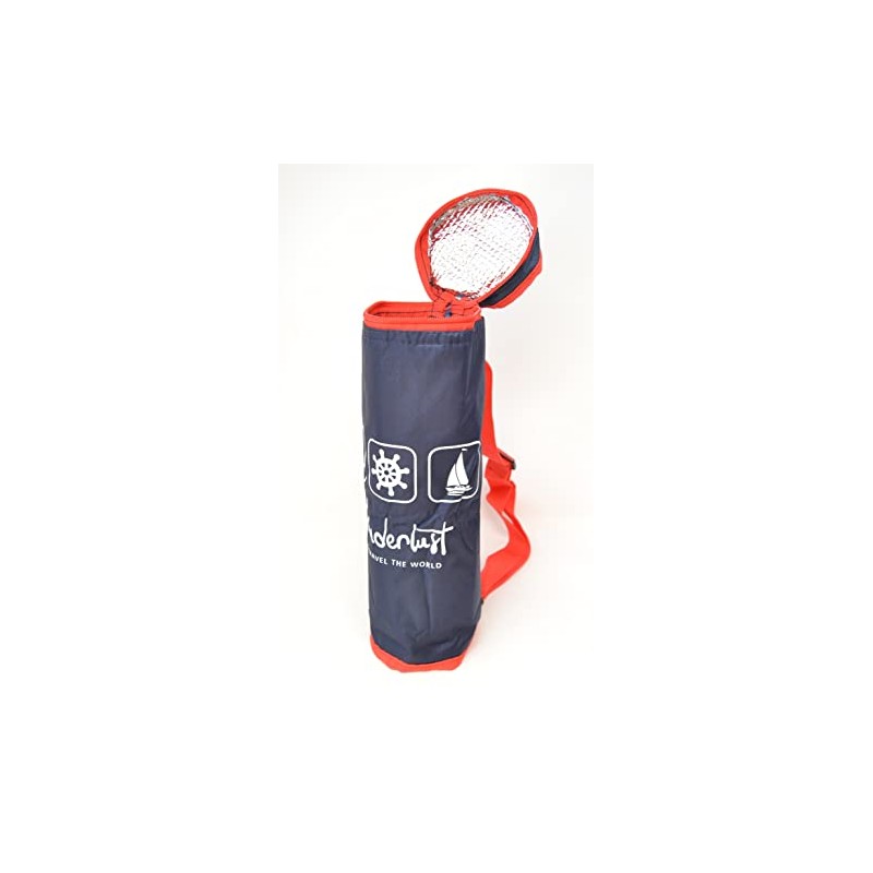 Blue Total Hidalgo 1.5L Bottles Flexible Portable Beach Camping Cooler