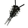 Moranse Bolo Tie With Guitar Music Lover Design Cowboy and