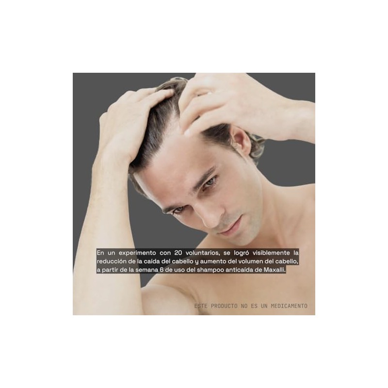 Shampoo Anticaída Romero y Sandalore | Fórmula Concentrada para Cabello