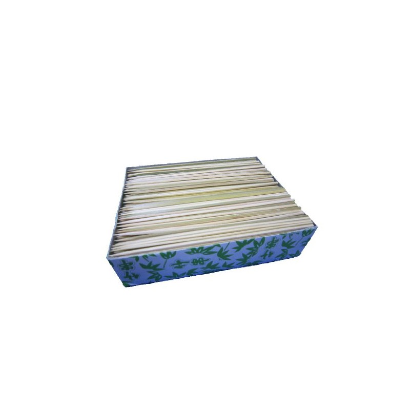 Bamboo Paddle Picks Bamboo Square Skewers 15 cm (with Leather)