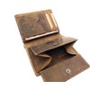 Genuine Leather Biker Wallet Solid Bicycle Chain Wallet Skull RFID