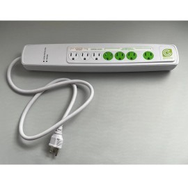 Greenlite Tier 1 Advanced Current Sensing 7 Outlet Power Strip Ideal For PC & TV