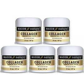 Collagen PREMIUM SKIN CARE Cream 2oz COLAGENO CREMA VITAMIN E , 5 JAR PACK