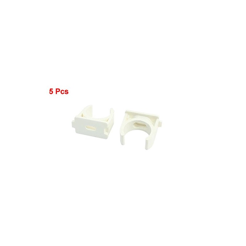 uxcell PVC Water Pipe Clamps Clips, 3/4" (25mm) TV Trays