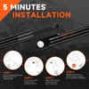 KALUJ Rear Hatch Struts Lift Supports Compatible with Subaru Forester