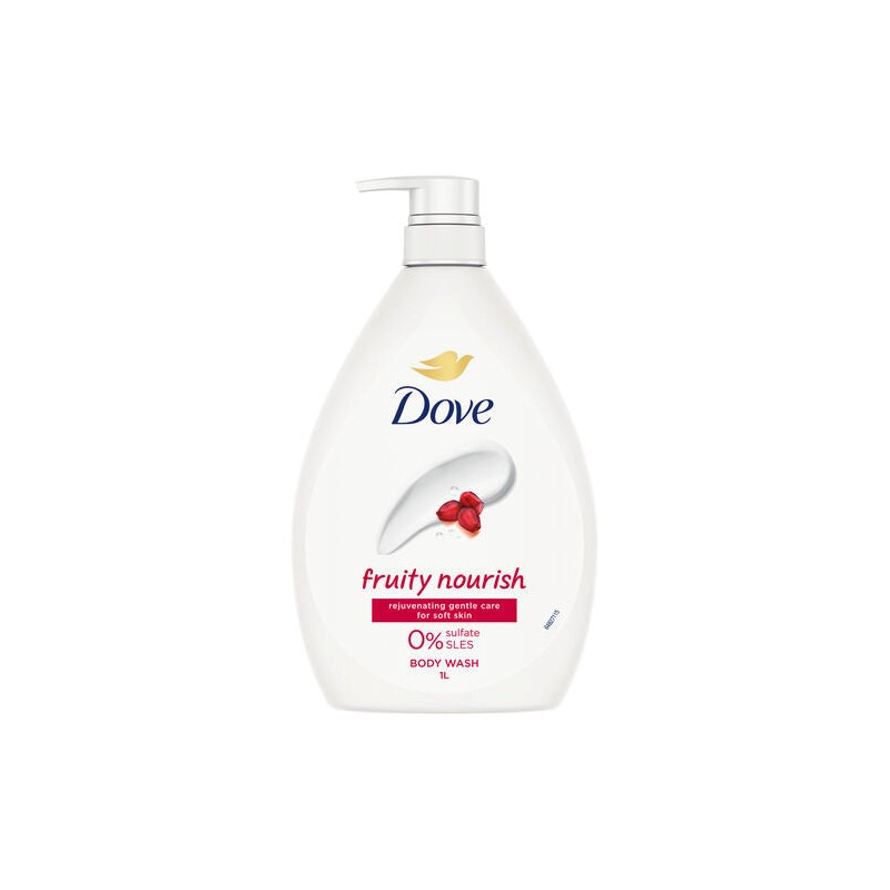 Dove Body Wash Pomegranate And Lemon Verbena 1L