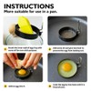 Egg Ring for Frying Eggs and English Muffin - Round