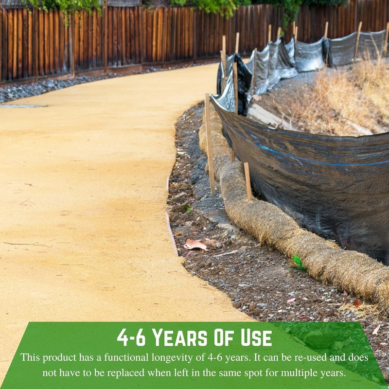 Farm Plastic Supply - Straw Wattle - Straw Wattle, Wattles,