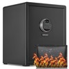 2.0 Cubic Fingerprint Fireproof Home Safe With Fireproof Document Bag,