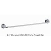 Kohler New KOHLER K-11271-CP Forté Bathroom 24" Towel Bar, Polished Chrome Free Ship