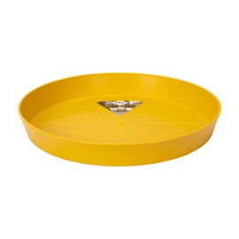 elho Loft Urban Round Coasters 17 - Coasters for Outdoor Use and Accessories - Diameter 17.3 x H 2.4 cm - Yellow/Ochre