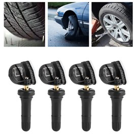 TPMS Tyre Pressure Monitoring Sensor, Tyre Pressure Sensors, Kuga Mk2, Pack of 4 Tyre Pressure Monitoring System Sensor TPMS 2036832 Replacement for Ecosport Fiesta Focus