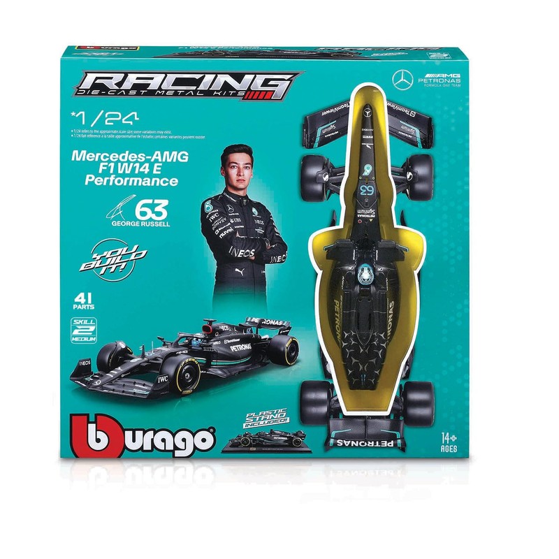 Bburago Build-It-Yourself Die-Cast Formula 1 F1 Model Kit - MB