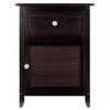Winsome Eugene Accent Table, 18.9 inches, Espresso