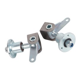 Steering Knuckle Spindle, High Hardness Ride 17mm Wheel Hub Bearing Flange for 5 Inch Go Kart Tires