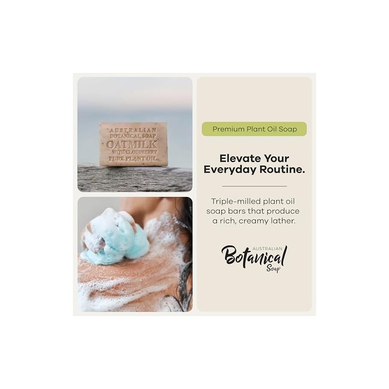 Australian Botanical Soap Jab n de Avena con Mora rtica