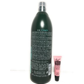 Inebrya Ice Cream Moisture Gentle Shampoo 33.8 Oz and Moisture Intensive Mask 33.8 Oz SLS/SLES & Paraben Free"Free Starry Lipgloss 10 Ml"