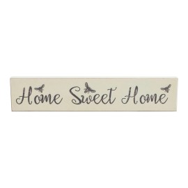 Unbranded New Farmhouse Cottage Rustic HOME SWEET HOME BEE SIGN Wood Hanging 3"x 14"