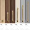 khtumeware 10 Pack 5 Inch Champagne Bronze Cabinet Pulls Warm