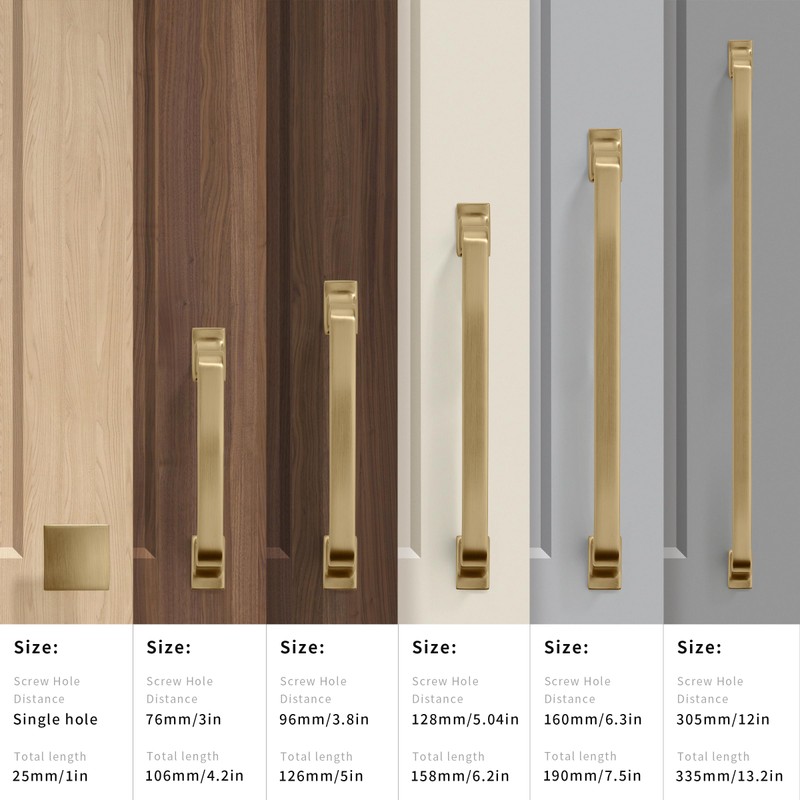 khtumeware 10 Pack 5 Inch Champagne Bronze Cabinet Pulls Warm