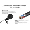 Wireless Lavalier Microphone ‑34dB Metal Lapel Mic for Insta360 ONE