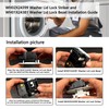 HPUY WH02X24399 Washer Lid Lock Strike and WH01X24381 Washer Lid