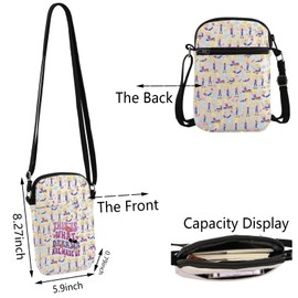TSOTMO Emotions Of Lizzie Gift Cartoon Lizzie Merchandise This Is What Dreams Are Made Of Crossbody Bag Gift for Lizzie Fans (Dreams Cr)