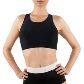 MYLILY Bustier Bikini Women's Top Single Bikini Top Bikini Tops for Women Bikini Tops Black Sports Bikini Women Sports Bikini, black, L