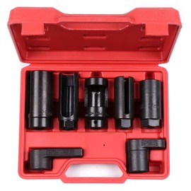 AINTIER 7-Pcs Sensor Socket Oil Pressure Sending Unit Master Sensor Socket Sensor Wrench Socket Tool Kit Fit For Most Vehicles