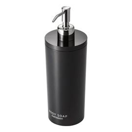 Yamazaki Home Tower Shower Dispenser - Contemporary Bottle Pump - Body Soap - Abs Plastic - 16.9 Fluid Oz., 500 Ml
