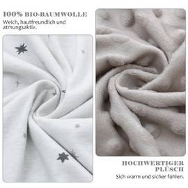 amo nenes Swaddling Blanket, Baby Blanket for Baby Seat, Pram, Cuddly Blanket, 90 x 90 cm, 100% Cotton, All-Year Blanket, Universal Baby Blanket for Buggy, Car Seat (Grey)