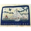 Chesapeake Bay Sew On Embroidered Patch 4" Tall x 5.75"