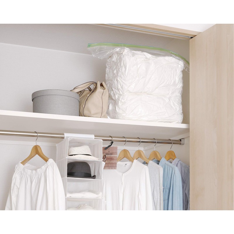 Towa Sangyo Storage Bag, Just Press From Above The Top