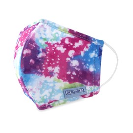 Dr. Talbot's Kid’s Washable Cloth Cup Face Mask for Personal Health by Nuby, 1 Pack, Rainbow Watercolor, 6-12 Years Old