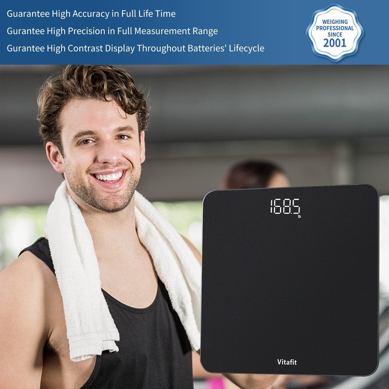Vitafit Scale for Body Weight, High Precision by Weight Scale