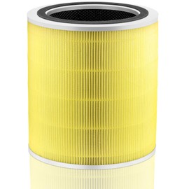 Core 400S Pet Care Replacement Filter for LEVOIT Core 400S Smart WiFi Air Purifie-r, Core 400S-RF-PA 3-in-1True HEPA Activated Carbon Filter, LRF-C401-YUS, 1 Pack, Yellow
